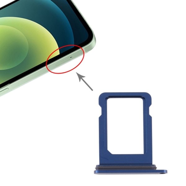 iPhone 12 Mini SIM-kortsholder – Blå