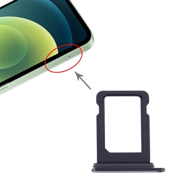 iPhone 12 Mini SIM-kortholder - Sort