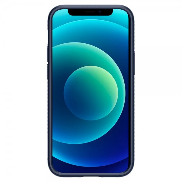 Spigen iPhone 12 Mini Cover Liquid Air Navy Blue