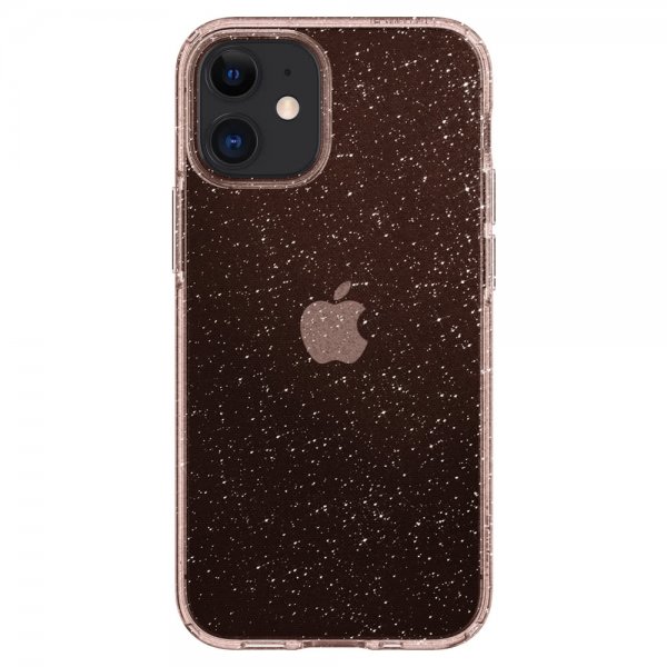 Spigen iPhone 12 Mini Cover Liquid Crystal Glitter Rose Quartz