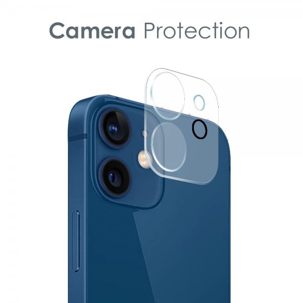 Northjo iPhone 12 Mini Cover med Skærmbeskyttelse og Kamerabeskyttelse 3-i-1