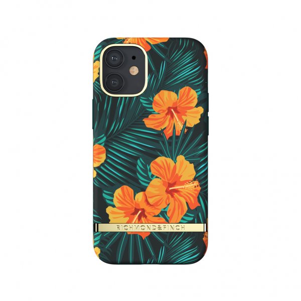 Richmond & Finch iPhone 12 Mini Cover Orange Hibiscus