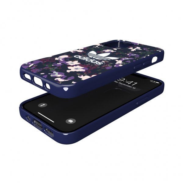 Adidas iPhone 12 Mini Cover Snap Case Graphic AOP Collegiate Navy/Active Purple