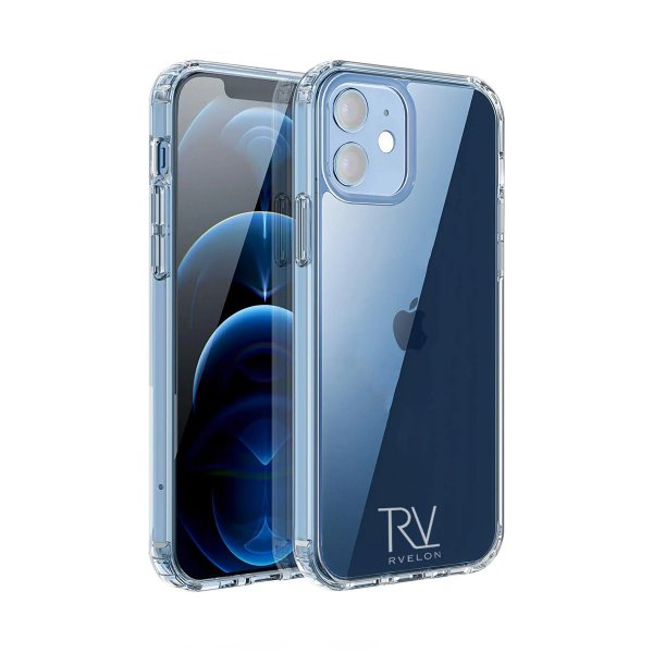 Rvelon iPhone 12 Mini Cover Stødsikkert Transparent