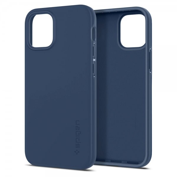 Spigen iPhone 12 Mini Cover Thin Fit Deep Blue