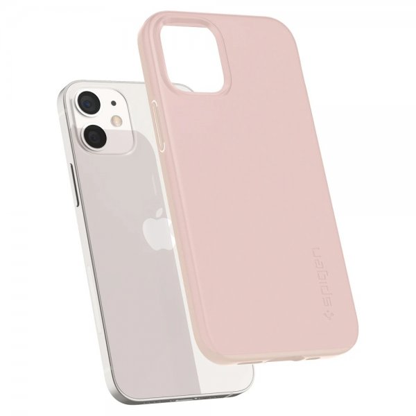 Spigen iPhone 12 Mini Cover Thin Fit Pink Sand