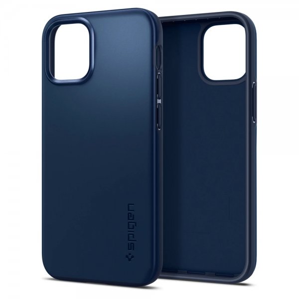 Spigen iPhone 12 Mini Cover Thin Fit Navy Blue