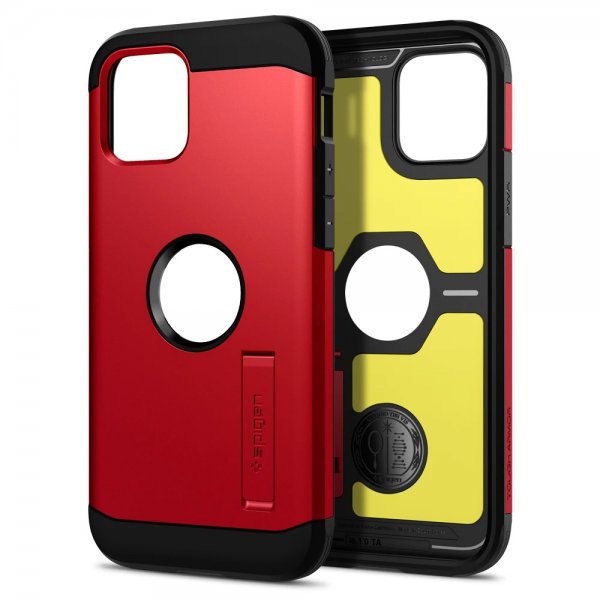Spigen iPhone 12 Mini Cover Tough Armor Rød