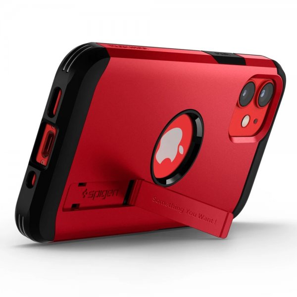 Spigen iPhone 12 Mini Cover Tough Armor Rød