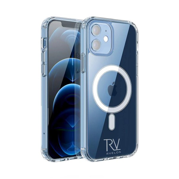 Rvelon iPhone 12 Mini Cover TPU MagSafe Transparent
