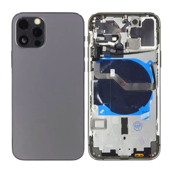 iPhone 12 Pro Bagside med Komplet Ramme - Lilla