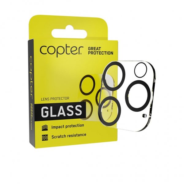 Copter iPhone 12 Pro Kamerabeskyttelse Exoglass Lens Protector
