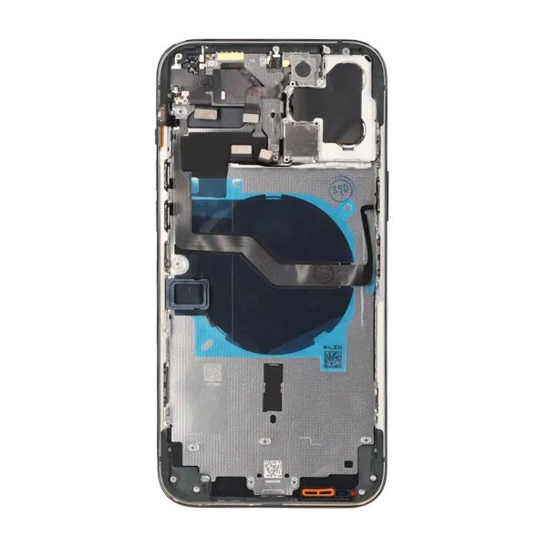 iPhone 12 Pro Max Bagside med Komplet Ramme OEM - Blå