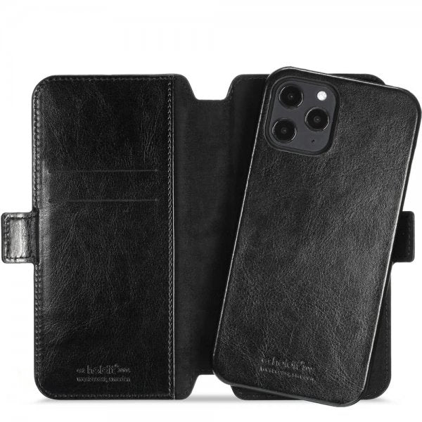 holdit iPhone 12 Pro Max Fodral Berlin Aftageligt Cover Sort