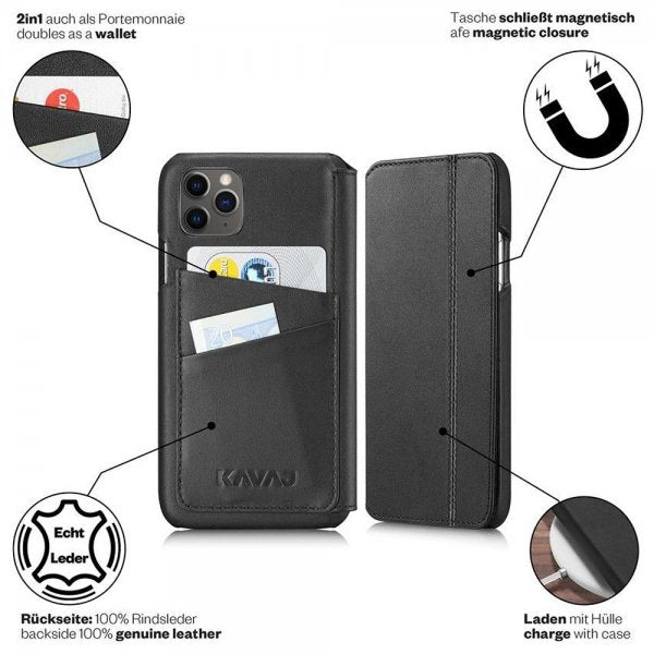 KAVAJ iPhone 12 Pro Max Cover Dallas Sort