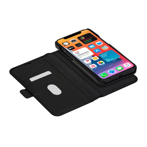 dbramante1928 iPhone 12 Pro Max Cover Lynge Aftageligt Cover Sort
