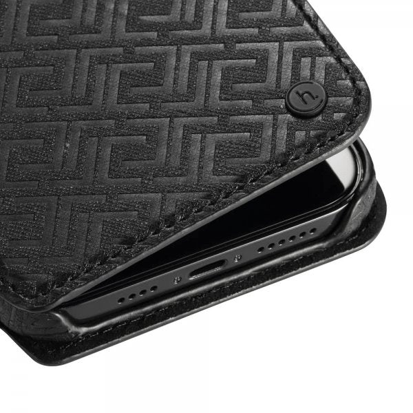 holdit iPhone 12 Pro Max Etui Stockholm Aftageligt Cover Celia Sort