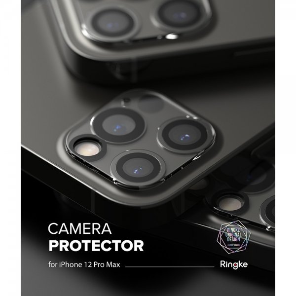 Ringke iPhone 12 Pro Max Kamerabeskyttelse Glas 2-pak