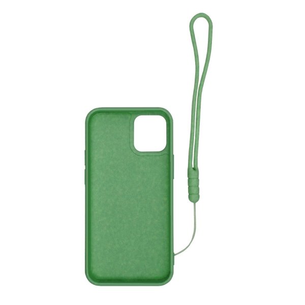 iPhone 12 Pro Max Cover Silikone med Ringholder Grøn