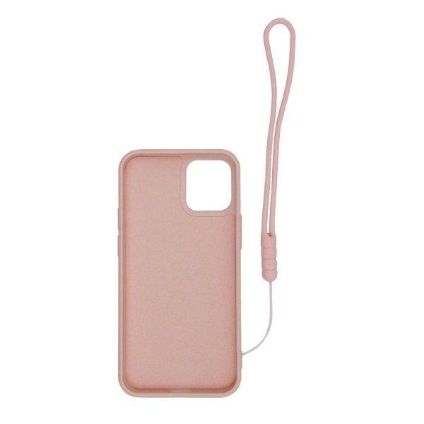 iPhone 12 Pro Max Silikone Cover med Ringholder Rosa