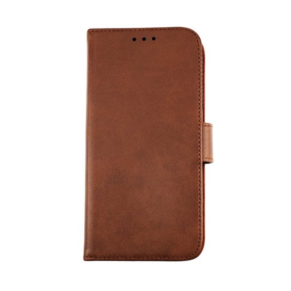 Rvelon iPhone 12 Pro Max Cover Ægte Læder Brun