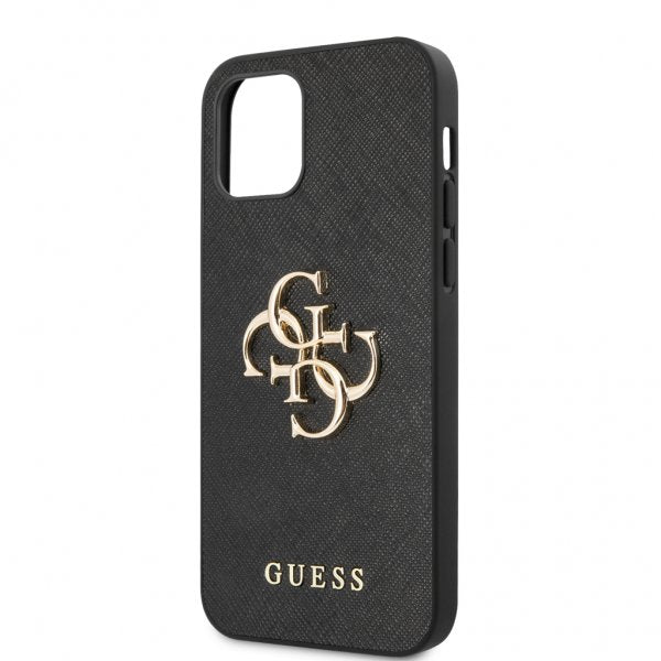 Guess iPhone 12 Pro Max Cover 4G Logo Saffiano Sort