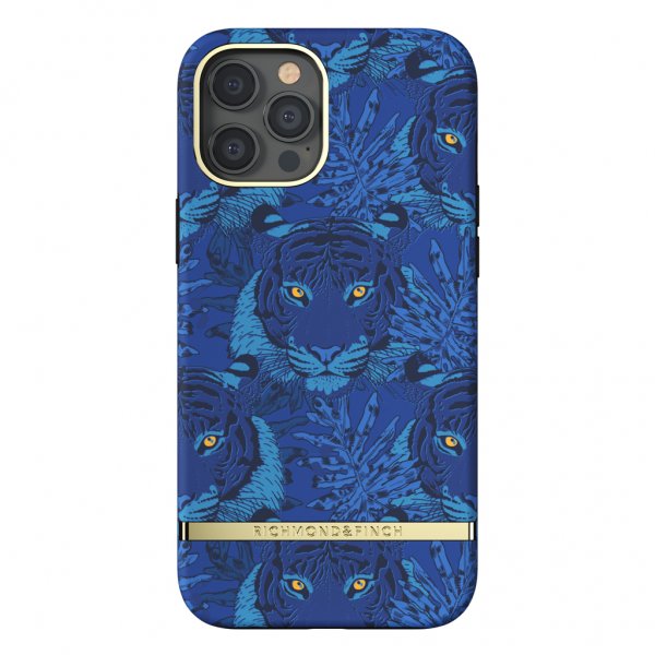 Richmond & Finch iPhone 12 Pro Max Cover Blå Tiger