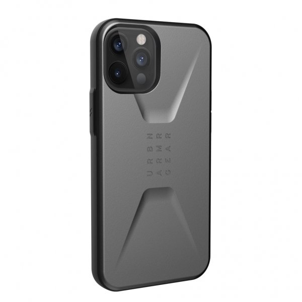 Urban Armor Gear (UAG) iPhone 12 Pro Max Cover Civilian Silver