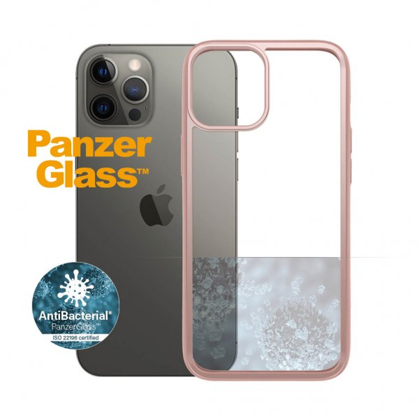 PanzerGlass iPhone 12 Pro Max Cover ClearCase Color Rose Gold