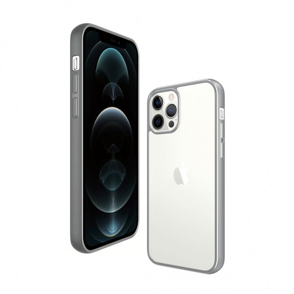 PanzerGlass iPhone 12 Pro Max Cover ClearCase Color Satin Silver