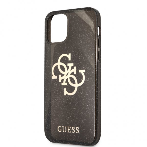 Guess iPhone 12 Pro Max Cover Full Glitter Sort