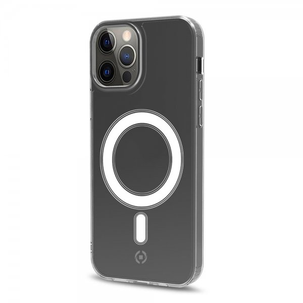 Celly iPhone 12 Pro Max Cover GELSKINMAG MagSafe Transparent