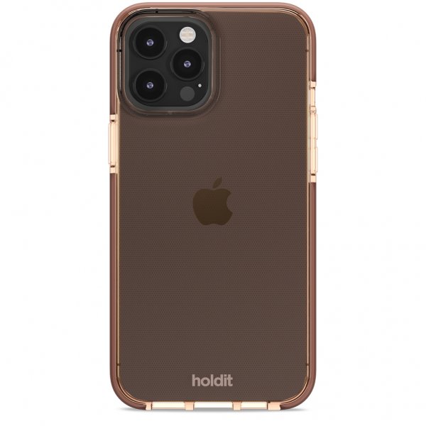 holdit iPhone 12 Pro Max Cover Seethru Dark Brown