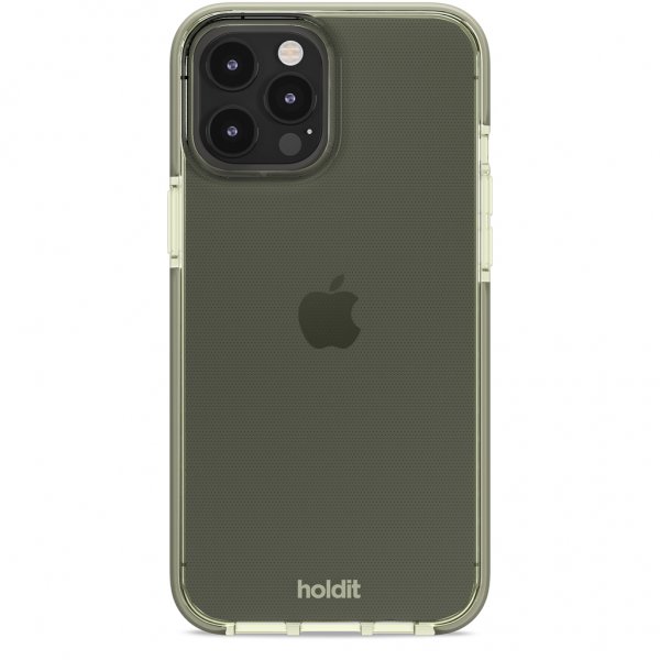 holdit iPhone 12 Pro Max Cover Seethru Khaki Green