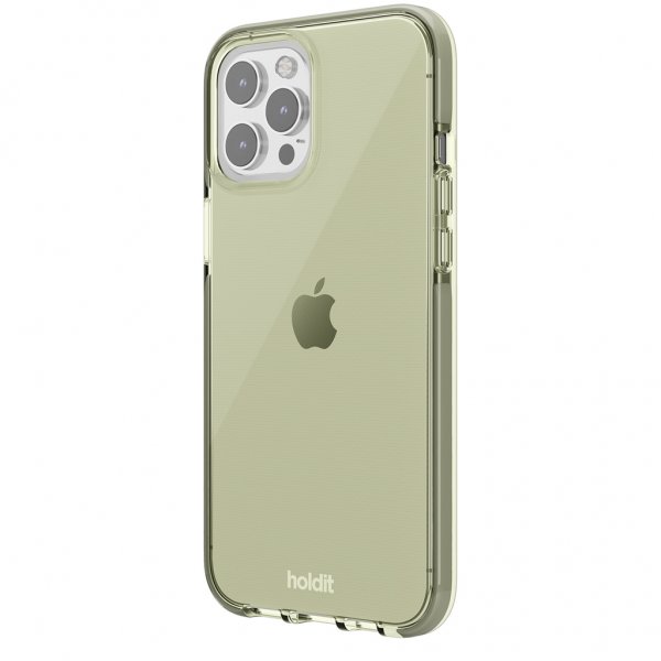holdit iPhone 12 Pro Max Cover Seethru Khaki Green