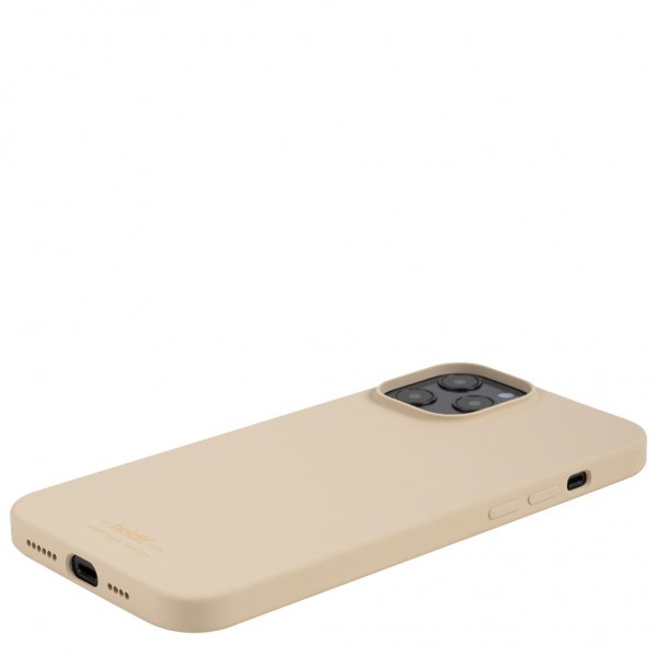 holdit iPhone 12 Pro Max Cover Silikone Beige