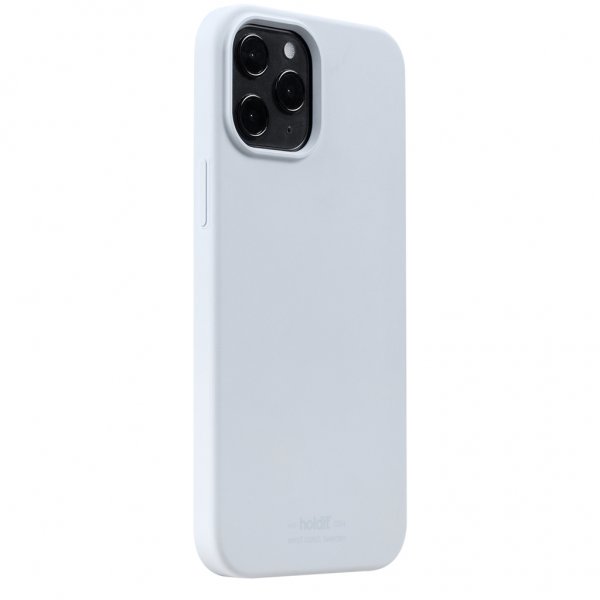 holdit iPhone 12 Pro Max Cover Silikone Mineral Blue