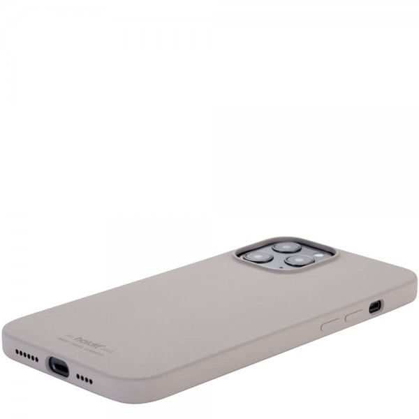 holdit iPhone 12 Pro Max Cover Silikone Taupe