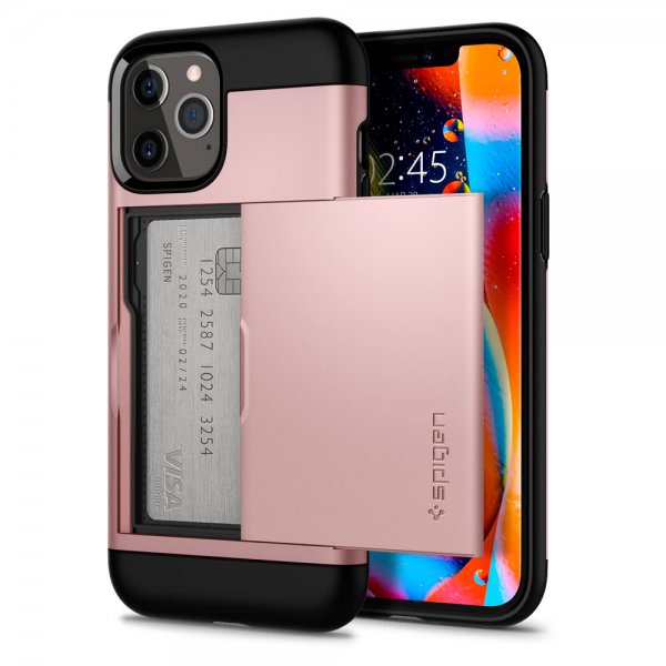 Spigen iPhone 12 Pro Max Cover Slim Armor CS Rose Gold