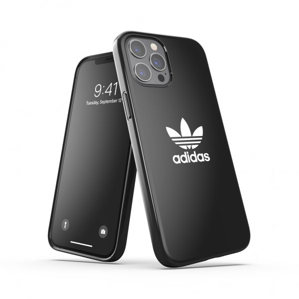 Adidas iPhone 12 Pro Max Cover Snap Case Trefoil Sort