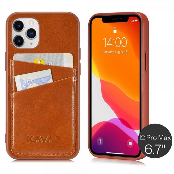 KAVAJ iPhone 12 Pro Max Cover Tokyo Brun