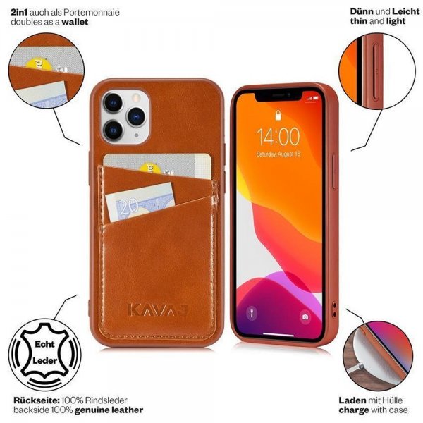 KAVAJ iPhone 12 Pro Max Cover Tokyo Brun
