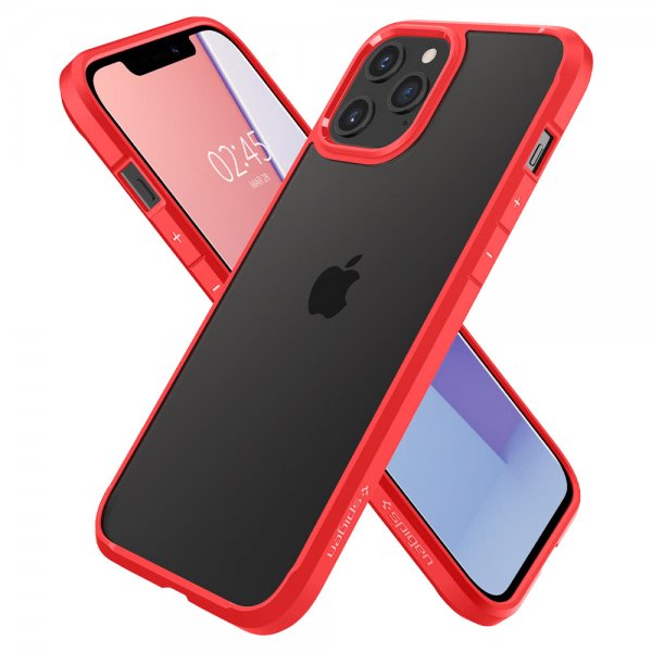 Spigen iPhone 12 Pro Max Cover Ultra Hybrid Rød