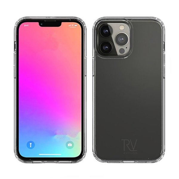 Rvelon iPhone 12 Pro Max Cover Stødsikkert Gennemsigtigt