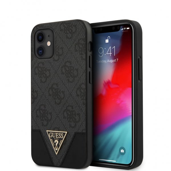 Guess iPhone 12 Mini Cover 4G Grå