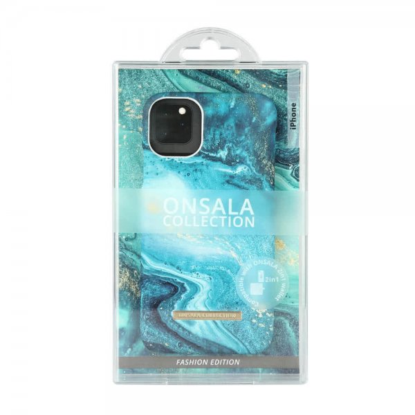 Onsala iPhone 12 Mini Cover Fashion Edition Blue Sea Marble