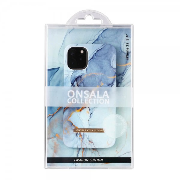 Onsala iPhone 12 Mini Cover Fashion Edition Lilla Marmor