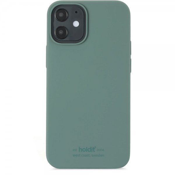 holdit iPhone 12 Mini Cover Silikone Moss Green