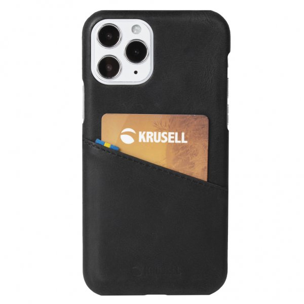 Krusell iPhone 12/iPhone 12 Pro Etui Sunne CardCover Vintage Black