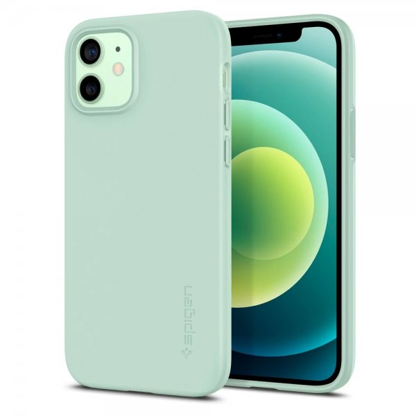 Spigen iPhone 12 Cover Thin Fit Apple Mint